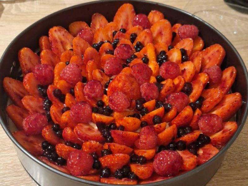Cliquez pour zoomer ! Tarte aux fraises sans cuisson Thermomix par alice_merville