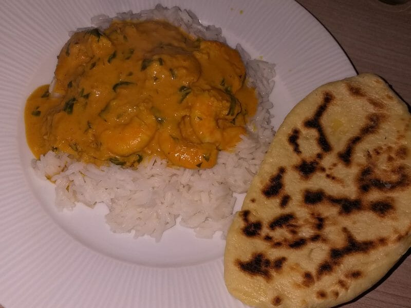 Cliquez pour zoomer ! Naans au fromage Thermomix par Boubou30150