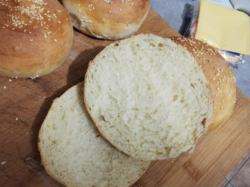 Cliquez pour zoomer ! Pains hamburger Thermomix par Agnès