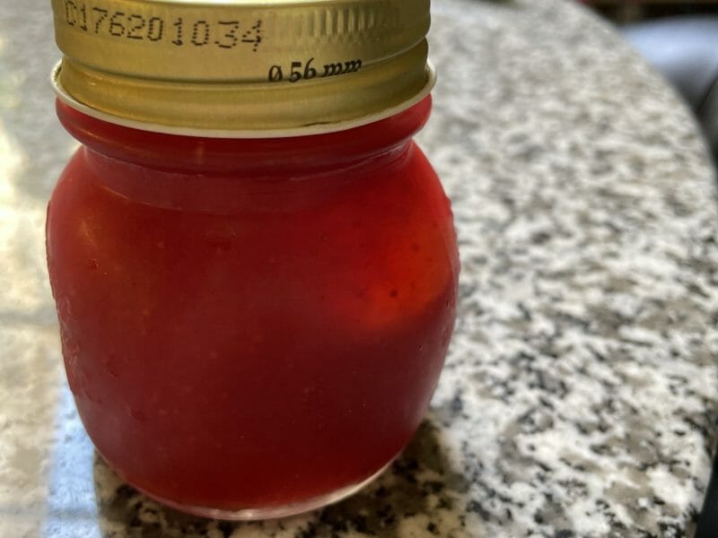 Cliquez pour zoomer ! Confiture mangue fraises Thermomix par maryl84