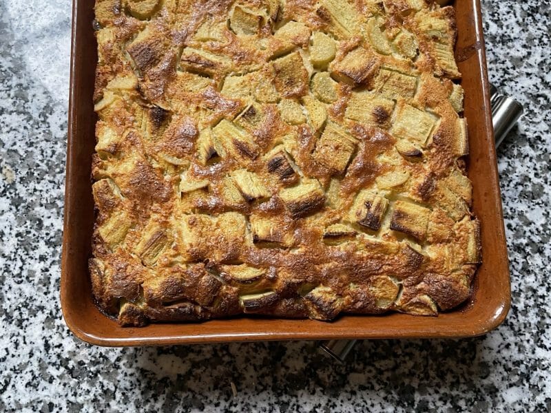 Cliquez pour zoomer ! Clafoutis à la rhubarbe Thermomix par maryl84
