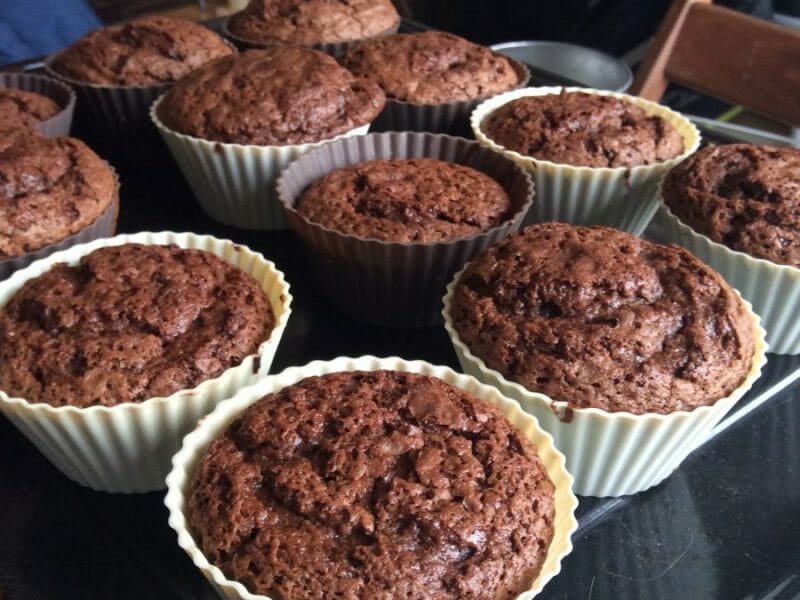 Cliquez pour zoomer ! Muffins aux deux chocolats Thermomix par philippemarseillais
