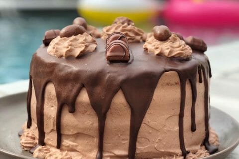 Cliquez pour zoomer ! Layer cake Kinder Bueno Thermomix par Scillya