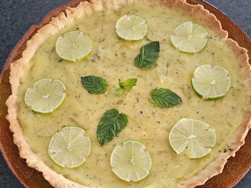 Cliquez pour zoomer ! Tarte mojito Thermomix par sissipaulo