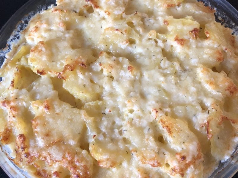 Cliquez pour zoomer ! Gratin aux deux saumons Thermomix par hatalcook