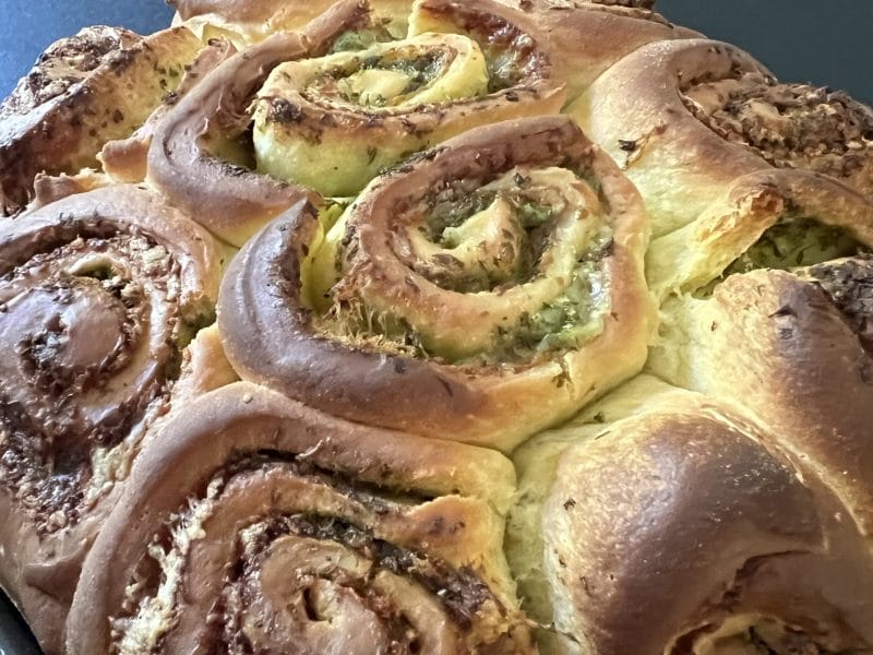 Cliquez pour zoomer ! Pain à l’ail, persil et mozzarella Thermomix par hatalcook