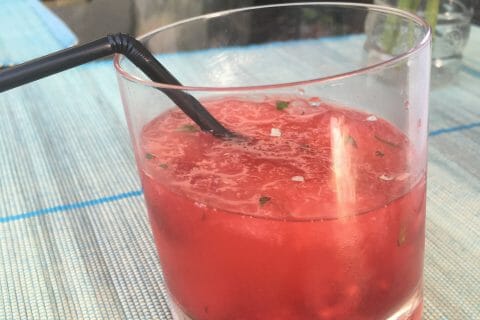 Cliquez pour zoomer ! Mojito fraise Thermomix par Hippolu
