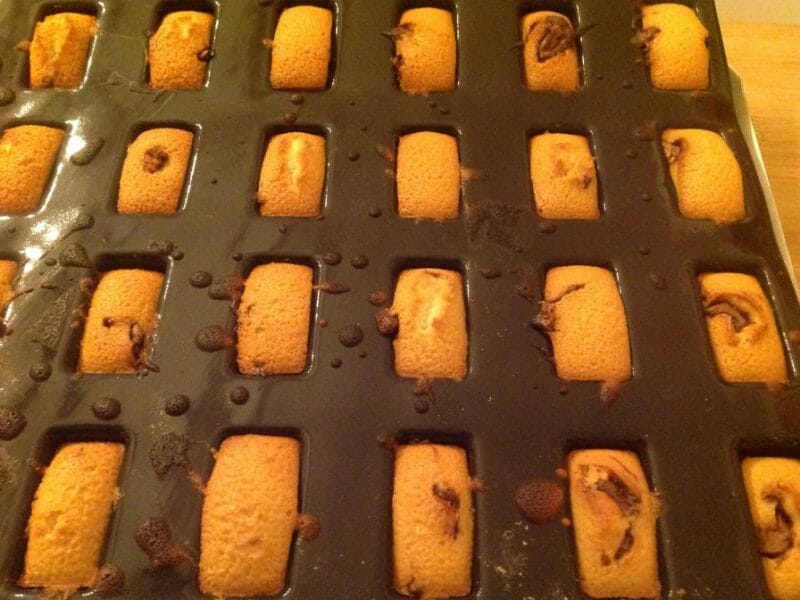 Cliquez pour zoomer ! Financiers au Nutella Thermomix par Hippolu
