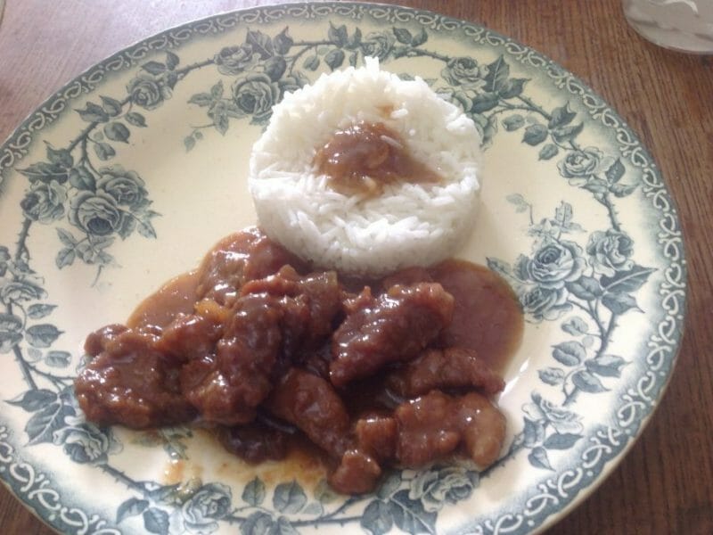 Porc au caramel au Thermomix Cookomix