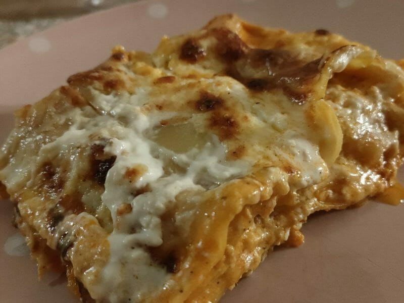 Cliquez pour zoomer ! Lasagnes au poulet et poivrons Thermomix par Ananasetcie