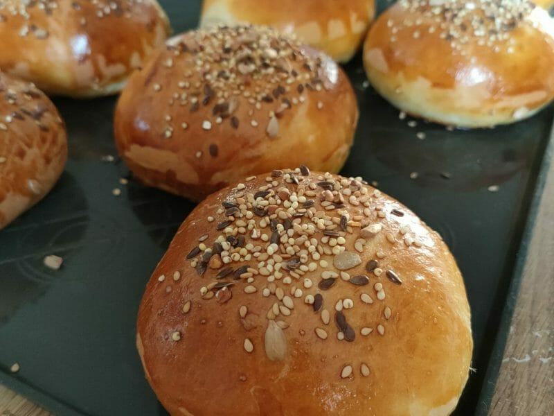 Cliquez pour zoomer ! Pains hamburger Thermomix par Ananasetcie