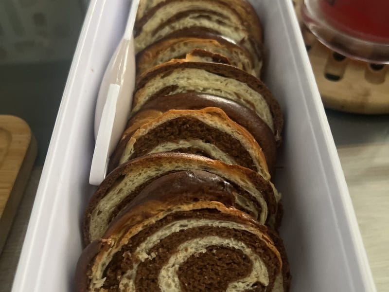 Cliquez pour zoomer ! Brioche marbrée Thermomix par assia_79