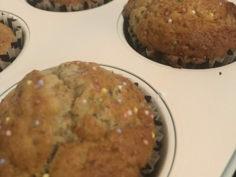 Cliquez pour zoomer ! Muffins à la banane Thermomix par bototo222