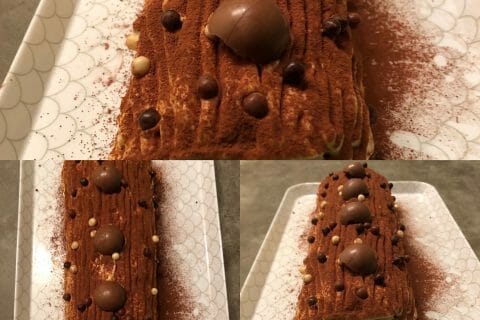 Cliquez pour zoomer ! Bûche Tiramisu au Thermomix