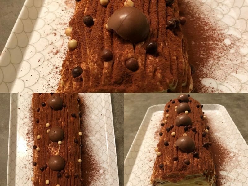 Cliquez pour zoomer ! Bûche Tiramisu Thermomix par bototo222