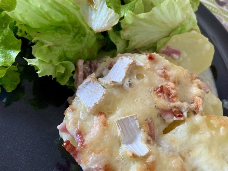 Cliquez pour zoomer ! Gratin de pommes de terre à la normande Thermomix par matou69🌺