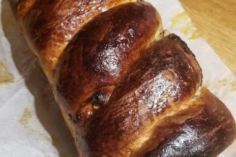 Cliquez pour zoomer ! Cozonac – Brioche roumaine aux noix et chocolat Thermomix par brandusa01