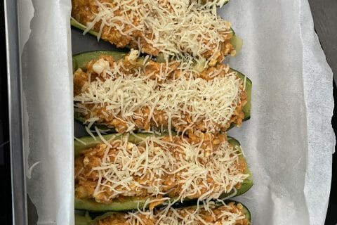 Cliquez pour zoomer ! Courgettes farcies au thon Thermomix par Nicole68320