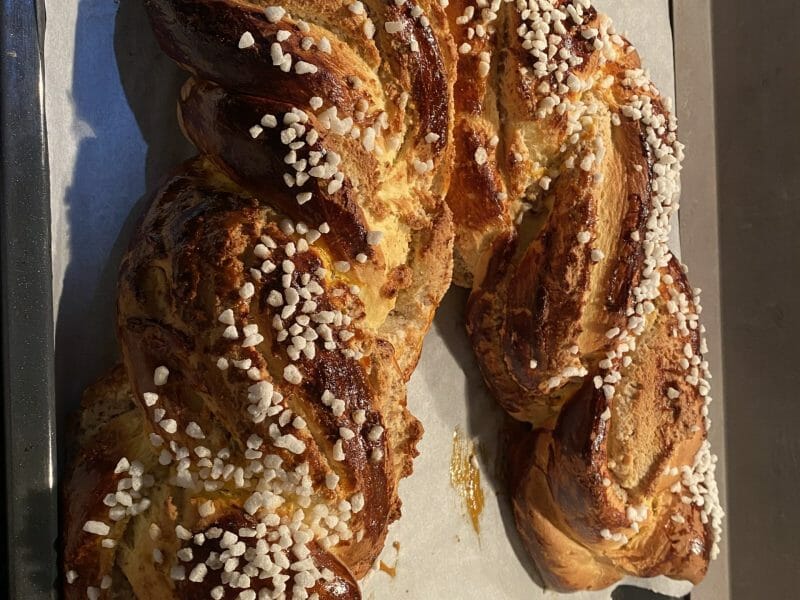 Cliquez pour zoomer ! Brioche tressée aux noisettes Thermomix par Nicole68320