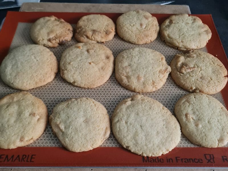 Cliquez pour zoomer ! Cookies aux pépites de chocolat blanc Thermomix par Steph44600