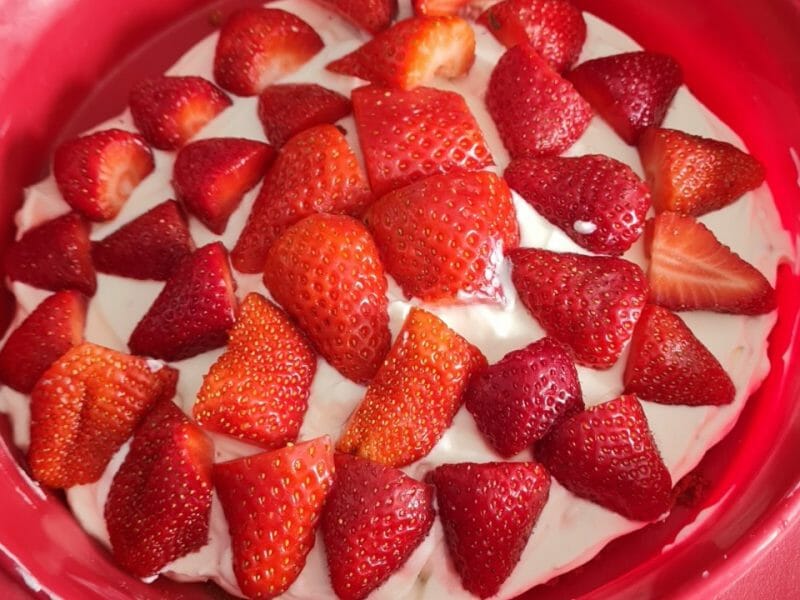 Cliquez pour zoomer ! Tarte aux fraises sans cuisson Thermomix par Steph44600