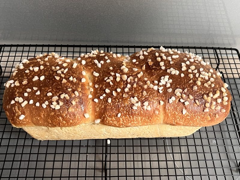 Cliquez pour zoomer ! Brioche sans beurre, sans oeufs Thermomix par Elod91