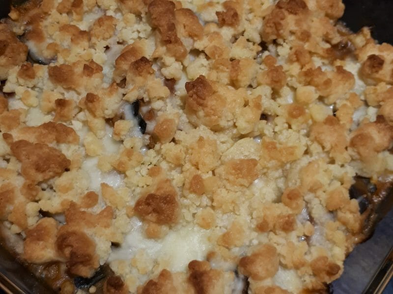 Cliquez pour zoomer ! Crumble aux légumes provençaux Thermomix par Liilynayah