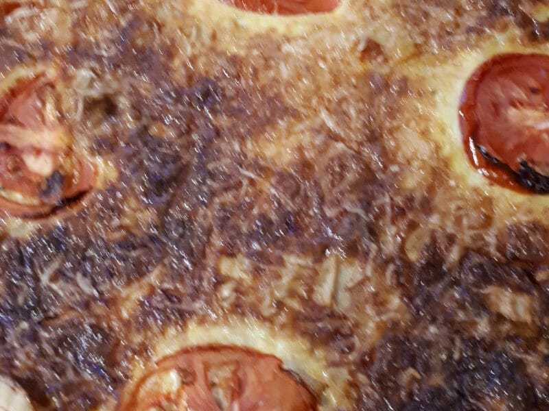 Cliquez pour zoomer ! Tarte au thon, tomate et moutarde Thermomix par Liilynayah