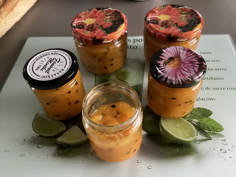 Cliquez pour zoomer ! Confiture de mangues et fruits de la passion Thermomix par praline58
