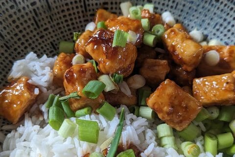 Cliquez pour zoomer ! Tofu sauté aux graines de sésame Thermomix par Chiara