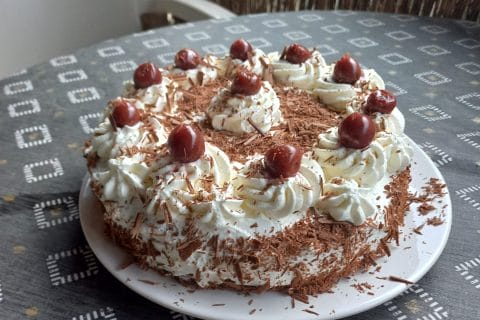 Cliquez pour zoomer ! Bûche forêt noire Thermomix par dorianebbbbbb