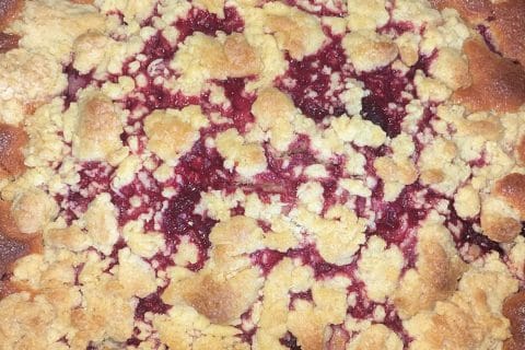 Cliquez pour zoomer ! Crumb cake framboises Thermomix par Alicia_conseillere_thermomix