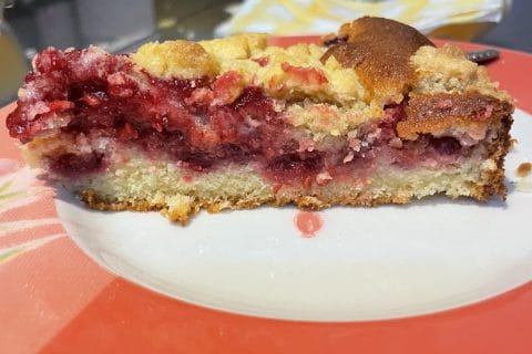 Cliquez pour zoomer ! Crumb cake framboises Thermomix par Alicia_conseillere_thermomix