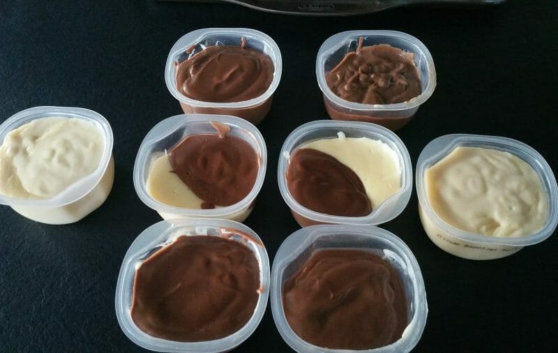 Cliquez pour zoomer ! Crème dessert au deux saveurs Thermomix par kalyne7