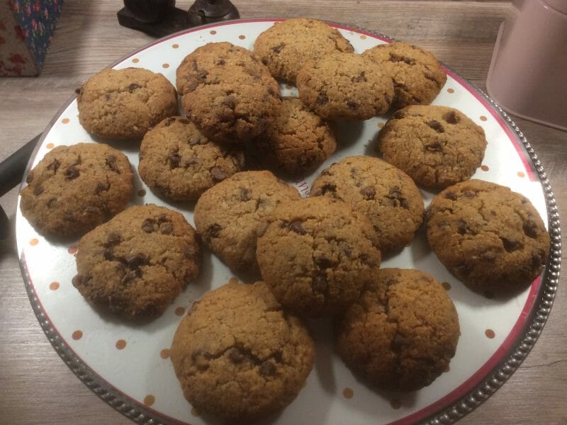 Cliquez pour zoomer ! Cookies au pain rassis et pépites de chocolat Thermomix par roziza54