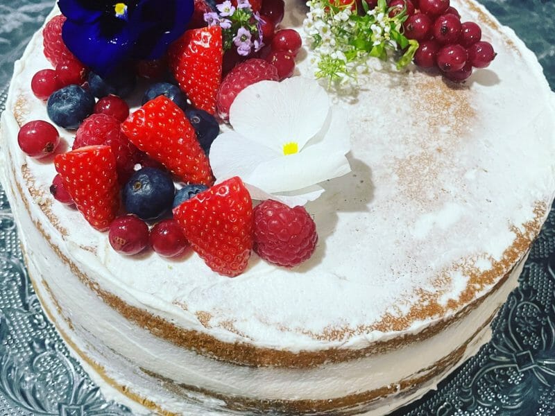 Cliquez pour zoomer ! Génoise au chocolat Thermomix par Nadjet