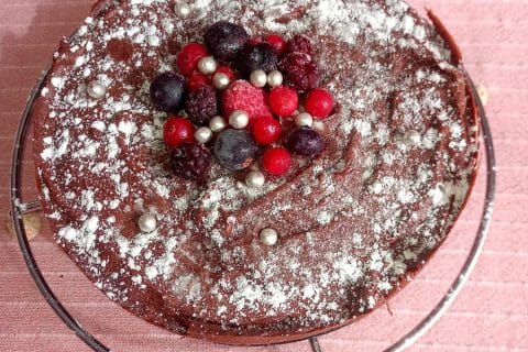 Cliquez pour zoomer ! Kladdkaka – Gâteau au chocolat suédois Thermomix par amelielily04