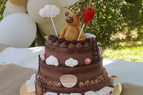 Cliquez pour zoomer ! Layer cake Kinder Bueno Thermomix par miniblonde