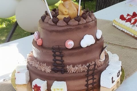 Cliquez pour zoomer ! Layer cake Kinder Bueno Thermomix par miniblonde