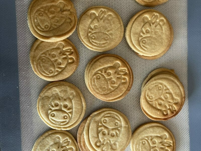 Cliquez pour zoomer ! Sablés sucrés à la vache qui rit Thermomix par Brittany