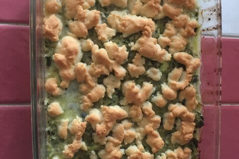 Cliquez pour zoomer ! Crumble poulet, courgettes et parmesan Thermomix par Brittany
