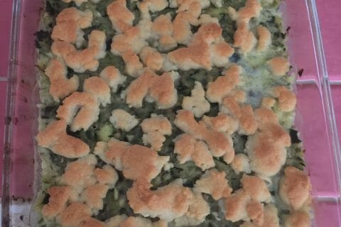 Cliquez pour zoomer ! Crumble poulet, courgettes et parmesan Thermomix par Brittany