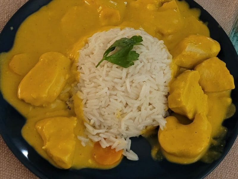 Cliquez pour zoomer ! Poulet coco aux 3 épices Thermomix par lizakir