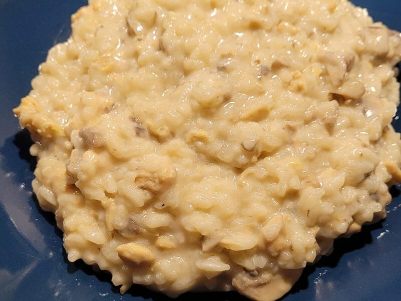 Cliquez pour zoomer ! Risotto poulet et champignons Thermomix par lizakir