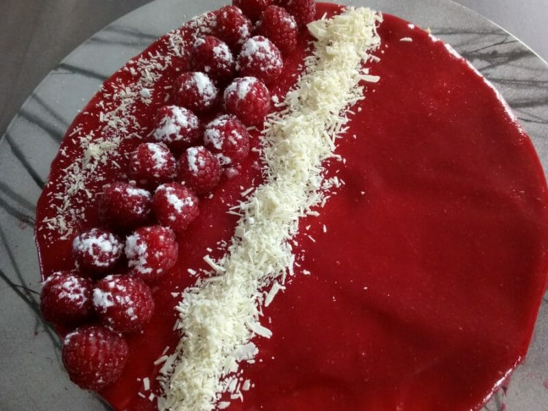 Cliquez pour zoomer ! Bavarois aux framboises Thermomix par Joavivi