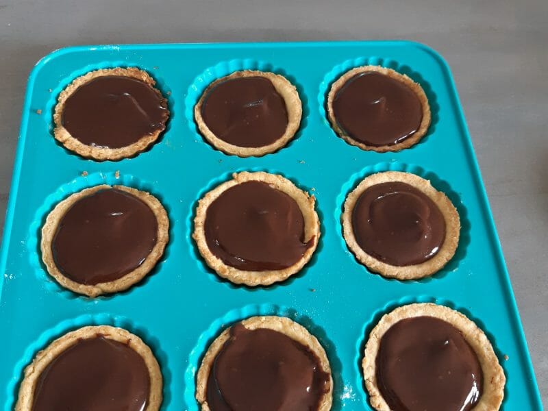 Cliquez pour zoomer ! Tartelettes chocolat et caramel beurre salé Thermomix par Joavivi