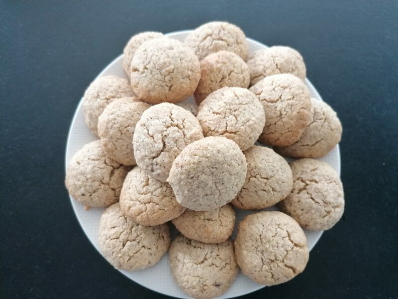 Cliquez pour zoomer ! Biscuits aux flocons d’avoine et amandes Thermomix par Emmanuelle29
