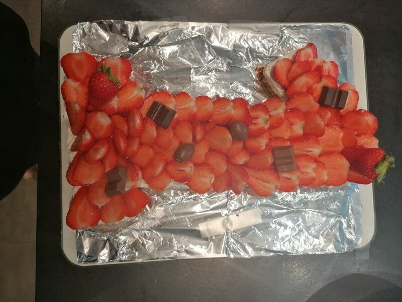 Cliquez pour zoomer ! Tarte aux fraises sans cuisson Thermomix par Emmanuelle29