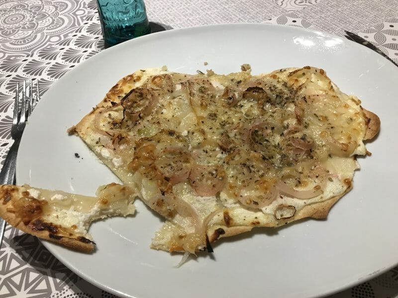 Cliquez pour zoomer ! Tarte flambée rapide au saumon fumé Thermomix par ♥️Steflo73♥️