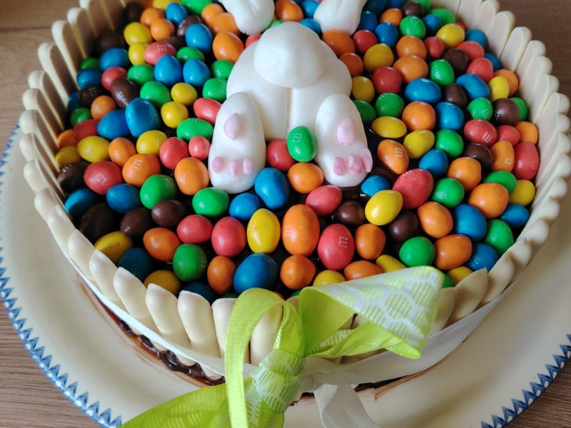 Cliquez pour zoomer ! Gâteau lapin de Pâques Thermomix par nini26740
